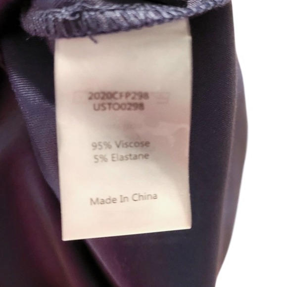 NWT Universal Standard Navy Mackaya Luxe Twill Knot Top 30-32 US 2XL - Picture 8 of 9